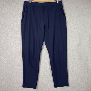 Fabletics Pants Mens L (Fits 35x28.5) Blue The Only Pant Performance Chino